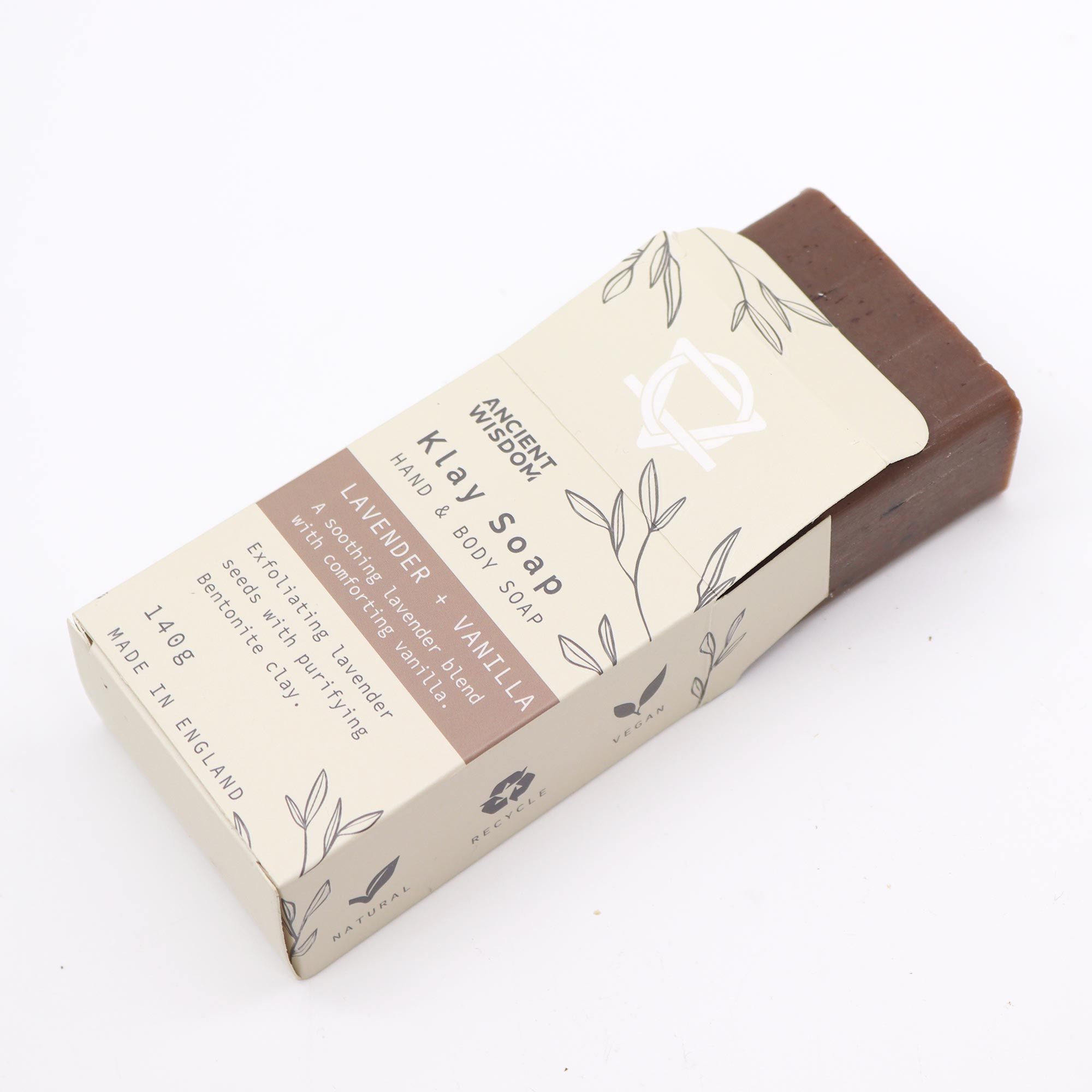Jabón de Arcilla - Lavanda & Vainilla