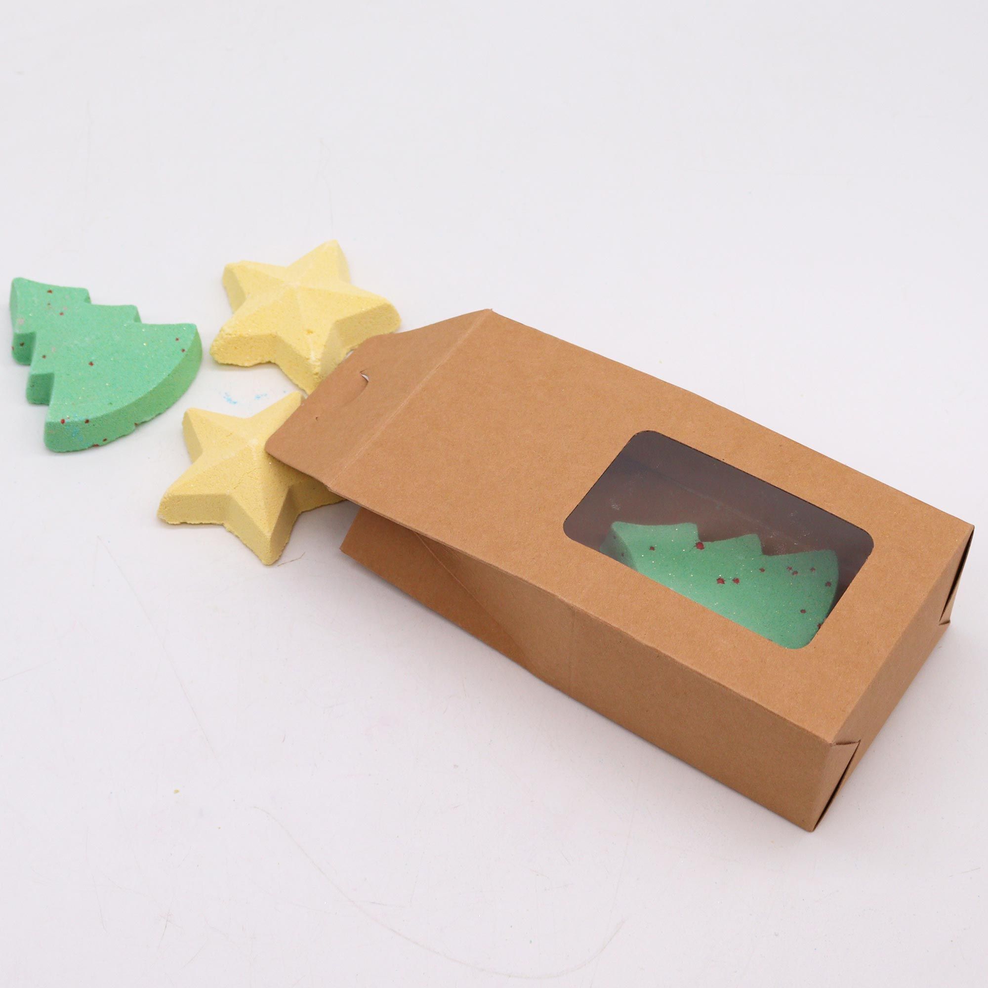 Pack de Regalo de Bombas de Baño Navideñas de Noche de Paz