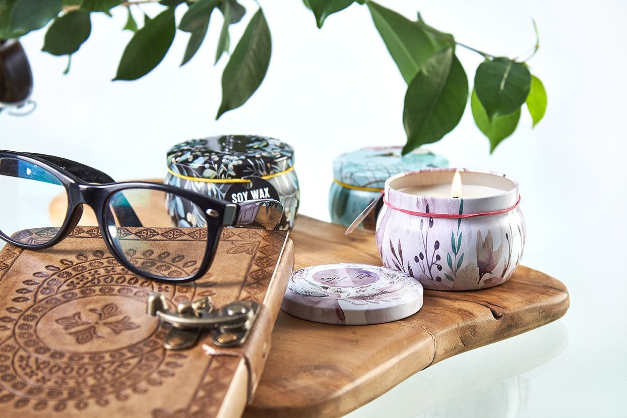 Vela artistica de Hojalata - Unicornios-Piedra Lunar